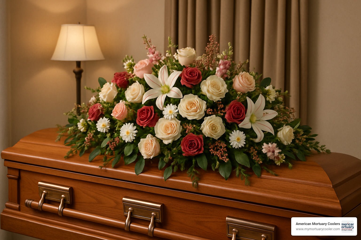 An Essential Guide to Choosing and Buying a Funeral Coffin Spray - American Mortuary Coolers & Equipments An Essential Guide to Choosing and Buying a Funeral Coffin Spray - American Mortuary Coolers & Equipments